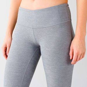 Lululemon Wunder Under Luon Heathered Slate size 4